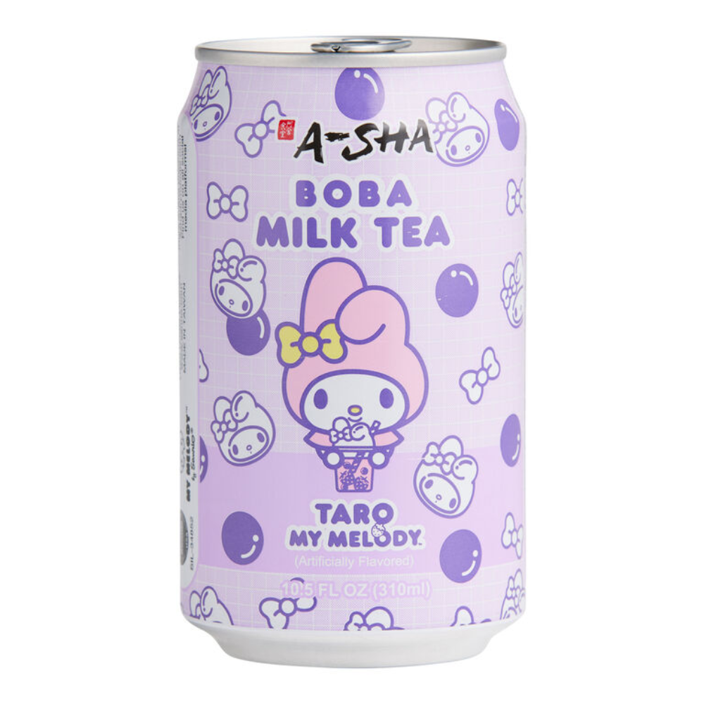 A-Sha Boba Milk Tea Taro My Melody Flavor (310ml)