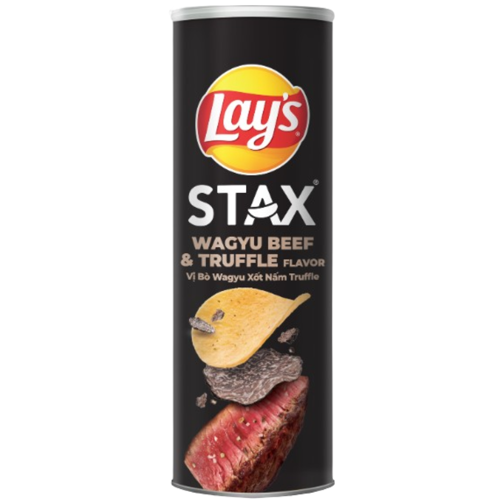 Lay's Stax Wagyu Beef & Truffle Flavor Chips (100g)