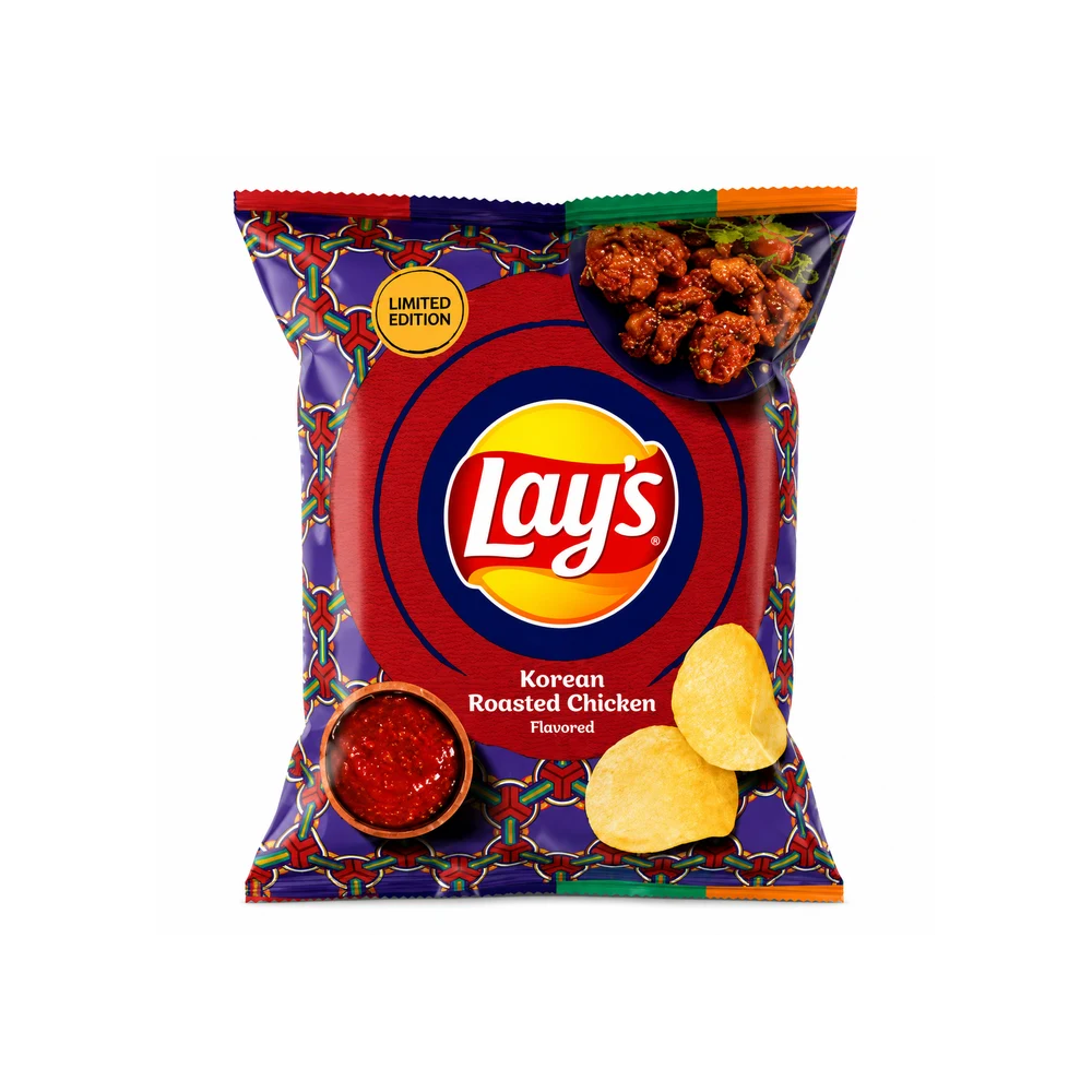 Lay's Korean Roasted Chicken Flavored Chips (70g)