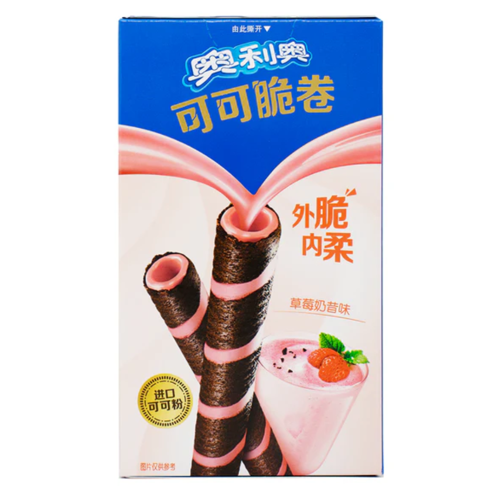 Oreo Cocoa Crisp Rolls Strawberry Flavor (50g)