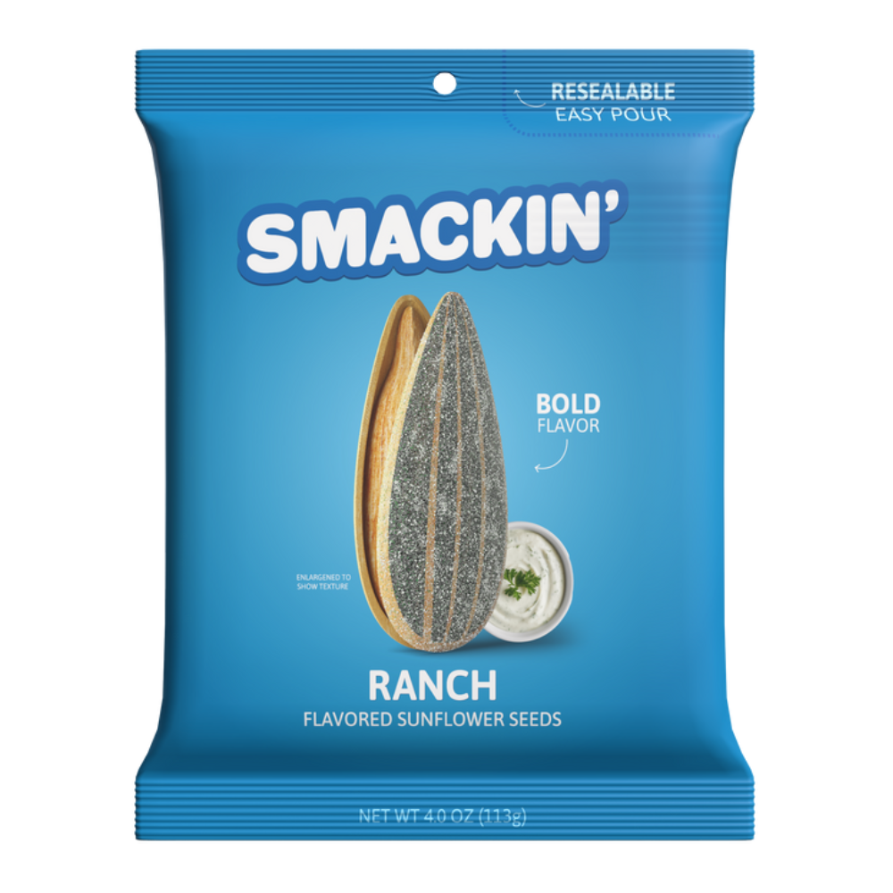 SMACKIN' Ranch Flavored Sunflower Seeds (113g)