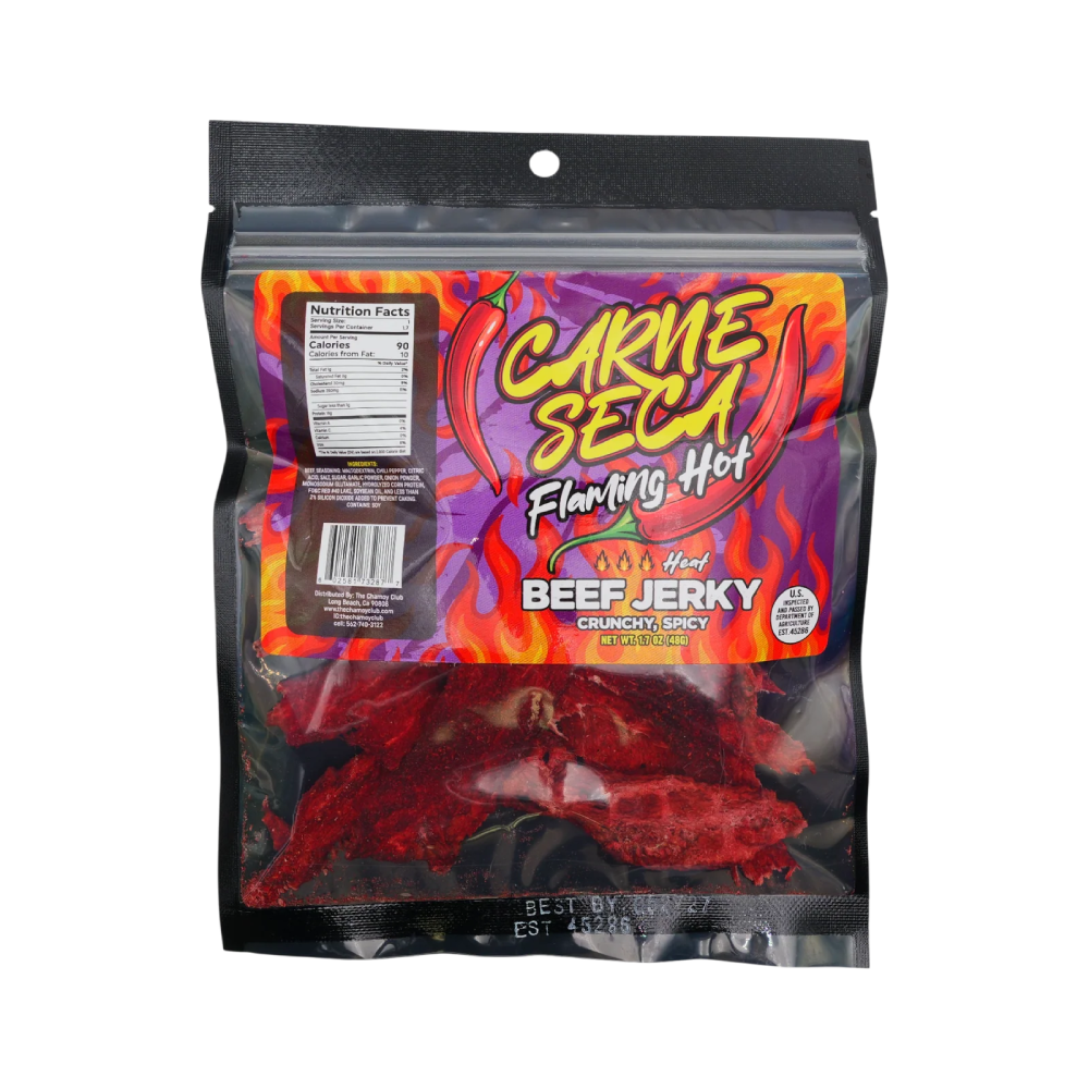 Carne Seca Flaming Hot Beef Jerky (1.7 oz / 48g)