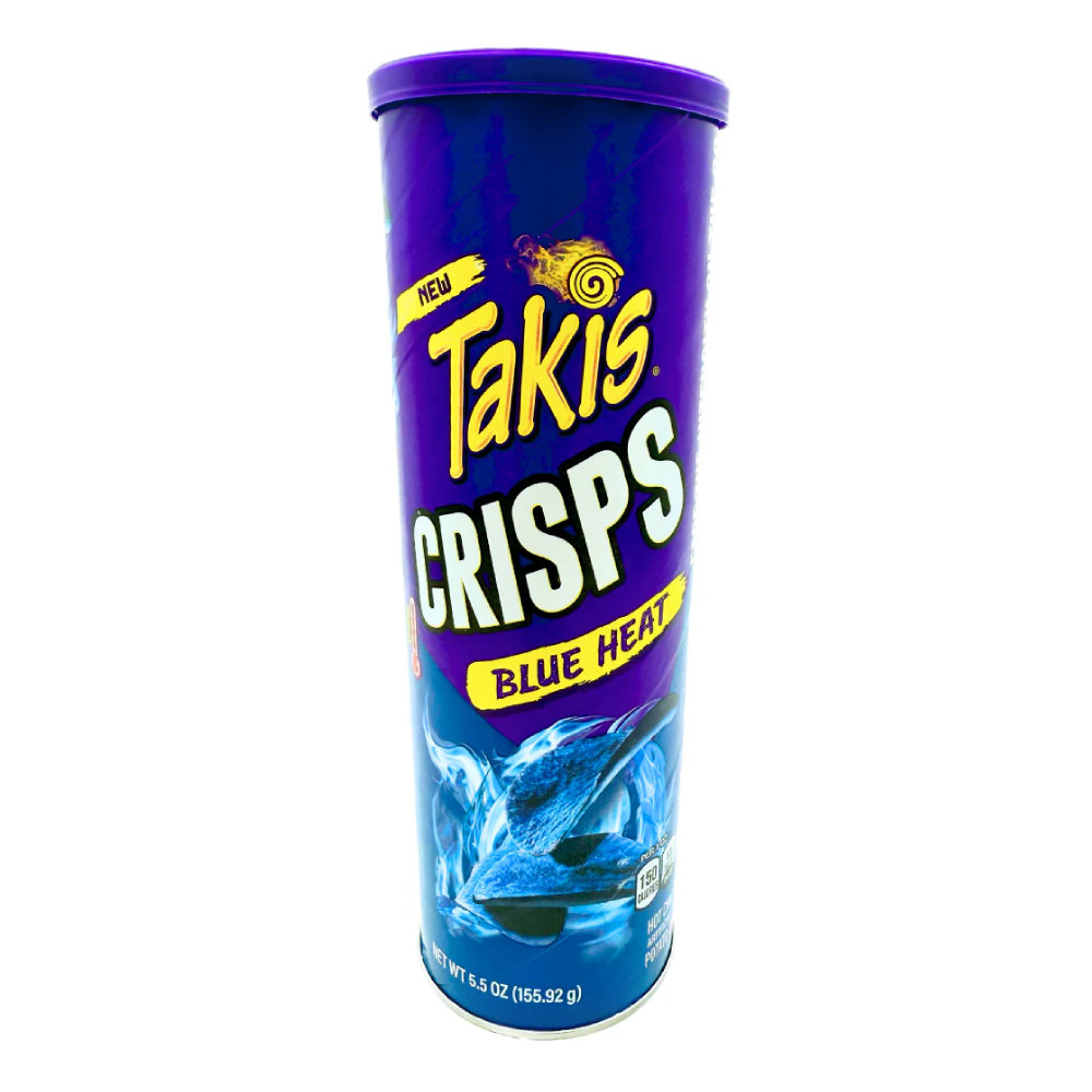 Takis Crisps Blue Heat Hot Chili Pepper Potato Crisps (155.92g)