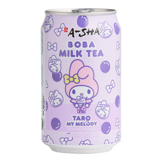 A-Sha Boba Milk Tea Taro My Melody Flavor (310ml)