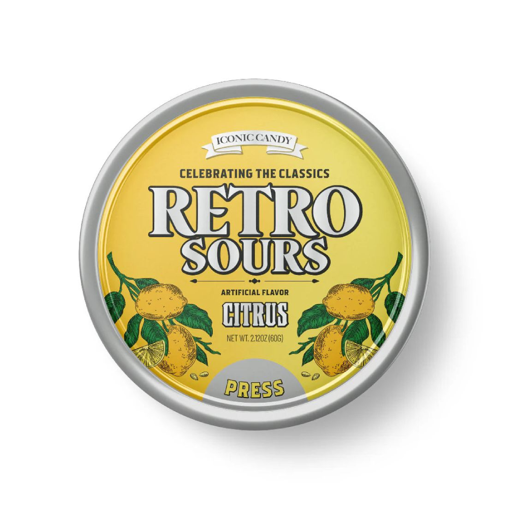 Iconic Candy Retro Sours Citrus (60g)
