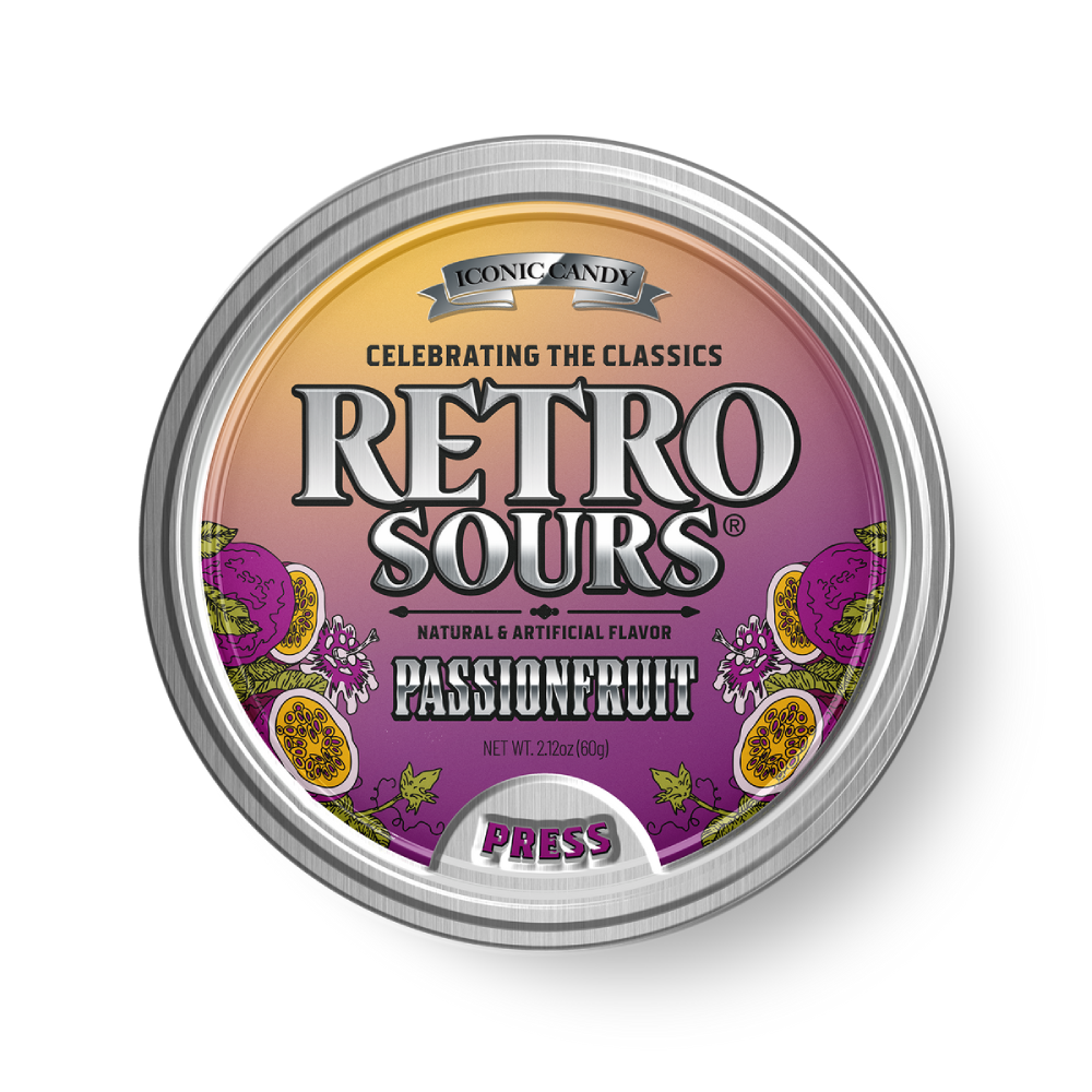 Iconic Candy Retro Sours Passionfruit (60g)