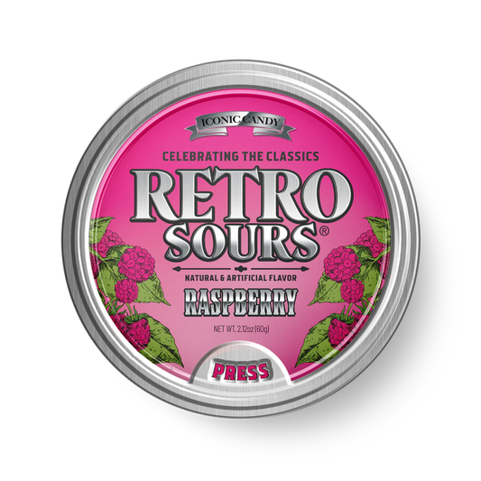 Iconic Candy Retro Sours Raspberry (60g)