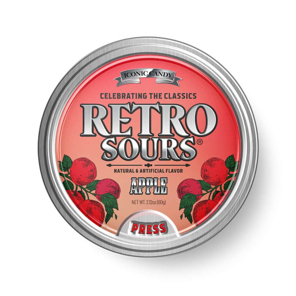 Iconic Candy Retro Sours Red Apple (60g)
