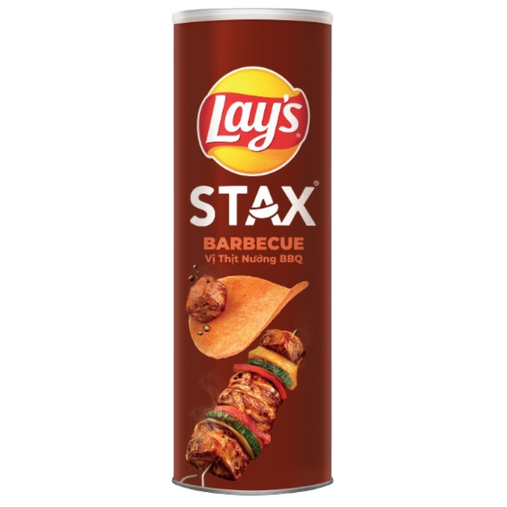 Lay's Stax Barbecue Vietnamese Grilled Duck Barbecue Chips (100g)