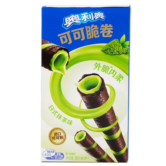Oreo Cocoa Crisp Rolls Japanese Matcha Flavor (50g)