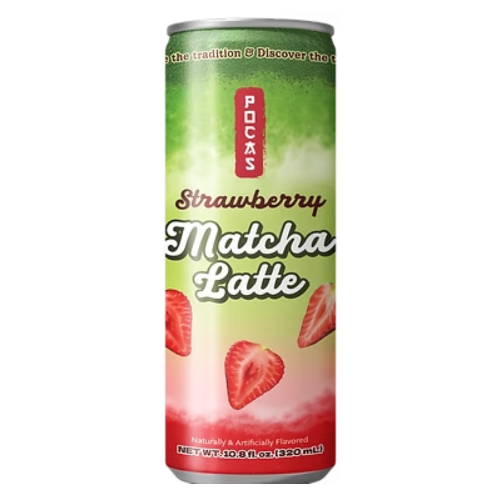 Pocas Strawberry Matcha Latte (320ml)