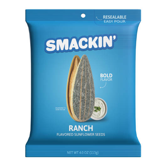 SMACKIN' Ranch Flavored Sunflower Seeds (113g)