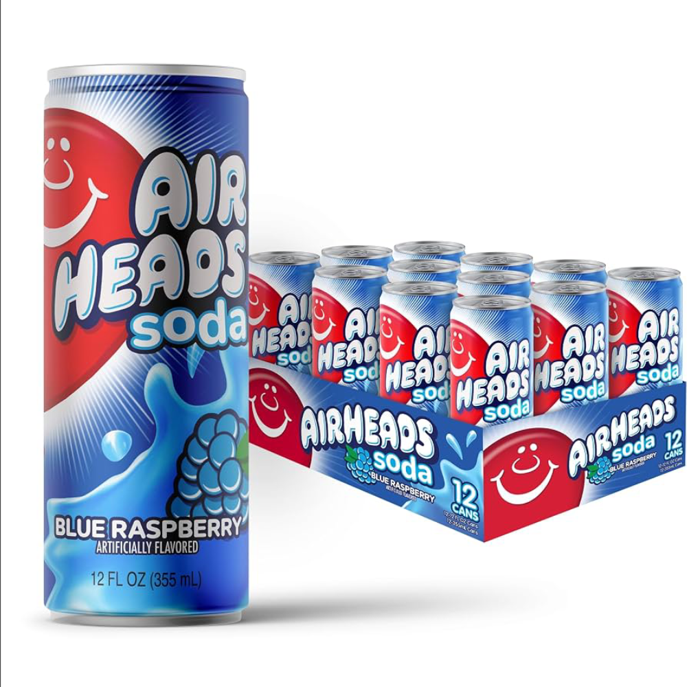 Airheads Blue Raspberry Soda (12 oz)