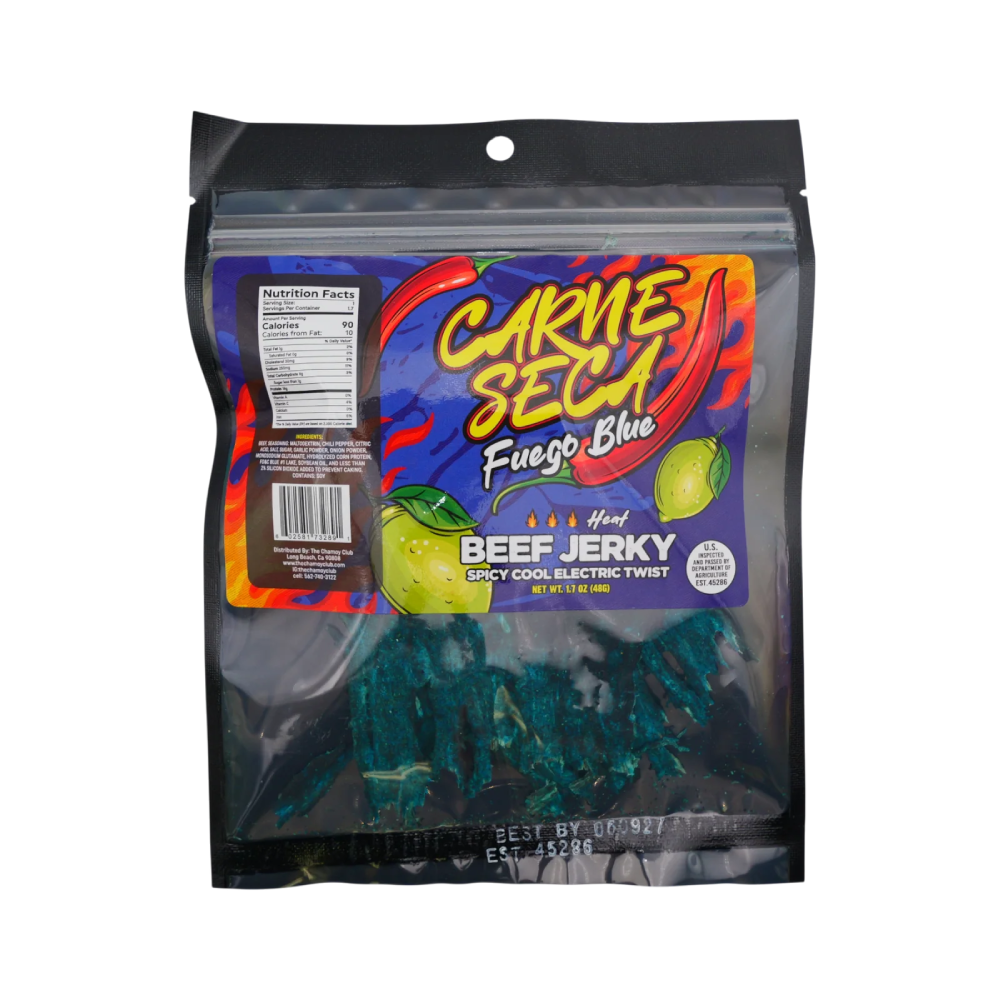Carne Seca Fuego Blue Beef Jerky (1.7 oz / 48g)