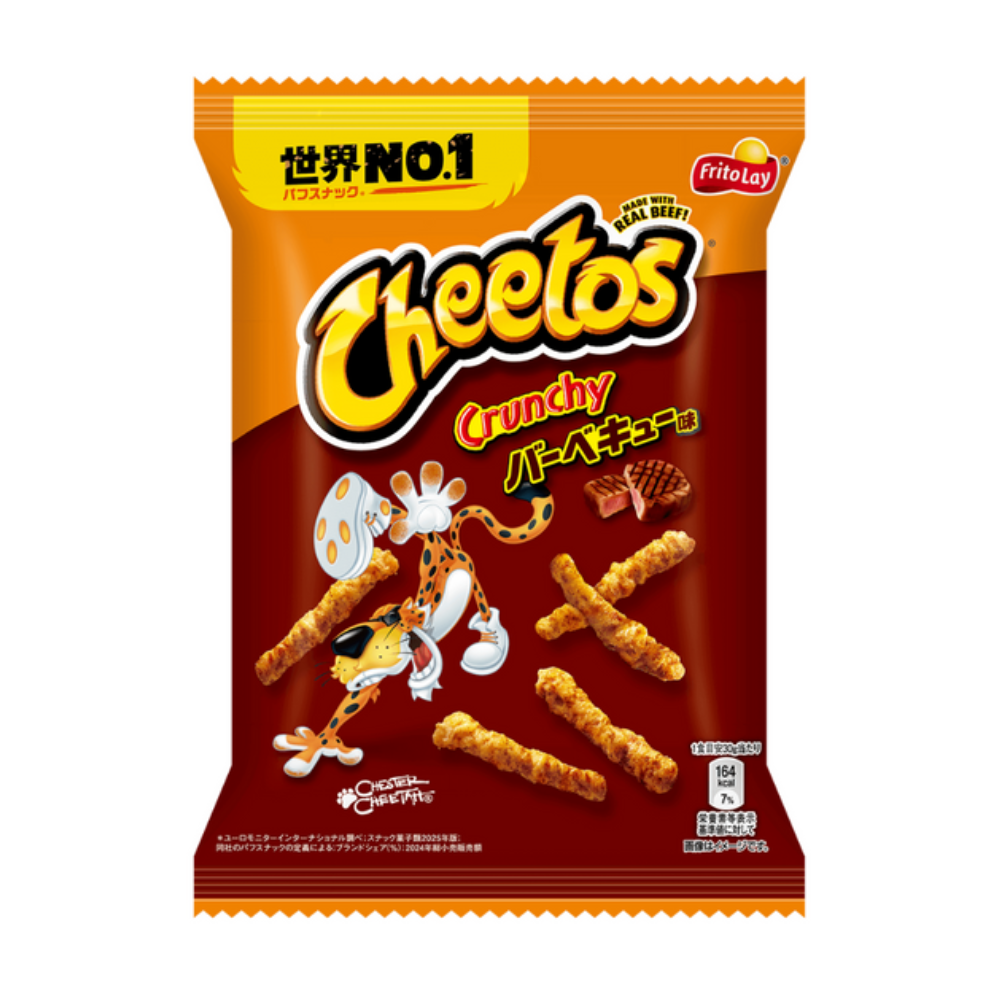Cheetos Crunchy Barbecue Flavor Japanese Corn Chips (70g)
