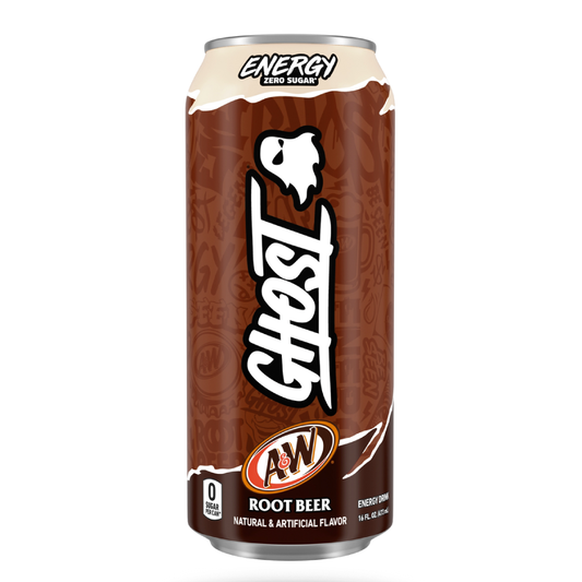 Ghost Zero Sugar A&W Root Beer Flavor Energy Drink LIMITED EDITION (16oz)