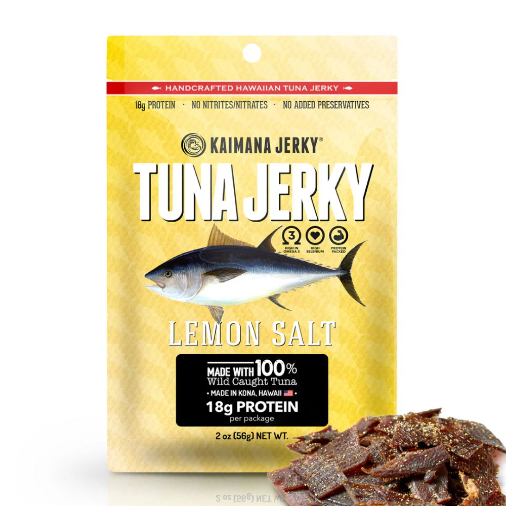 Kaimana Jerky Tuna Lemon Salt Flavored Jerky (56g)