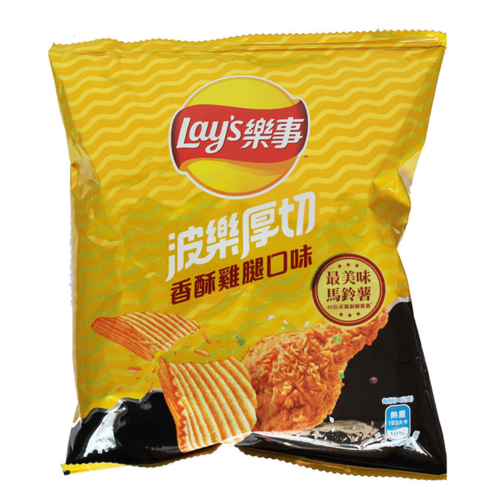 Lay's Crispy Fried Chicken Leg Flavor Chips (34g)