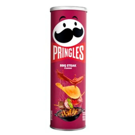 Pringles BBQ Steak Flavour Chips (110g)