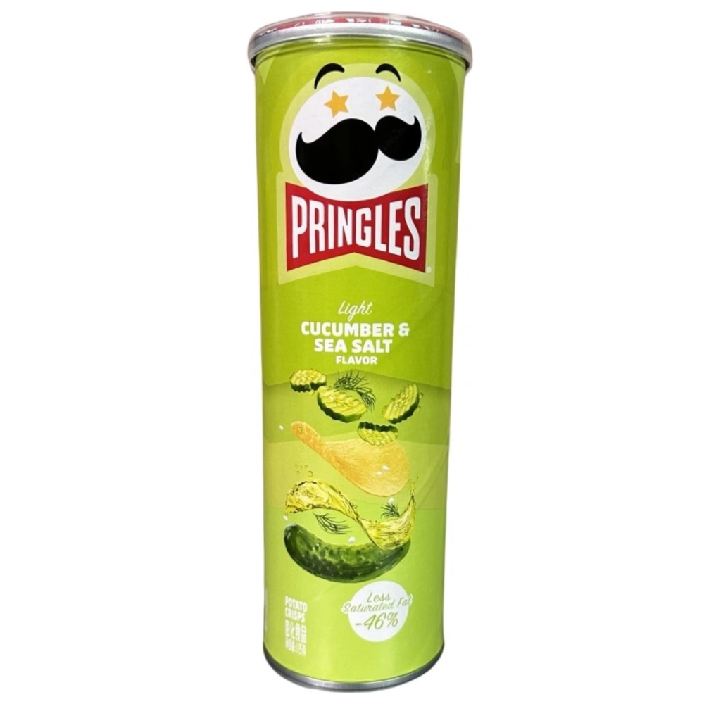 Pringles Light Cucumber & Sea Salt Flavor Chips (110g)