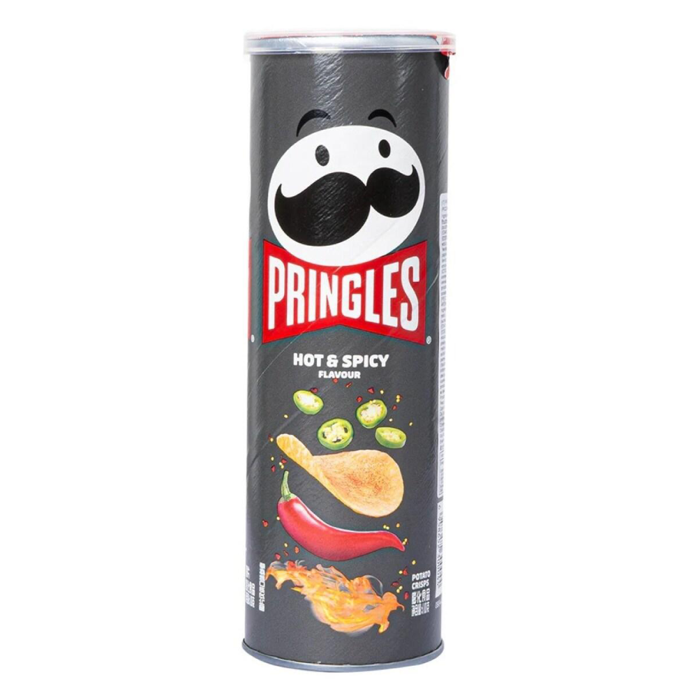 Pringles Hot & Spicy Flavour Chips (110g)