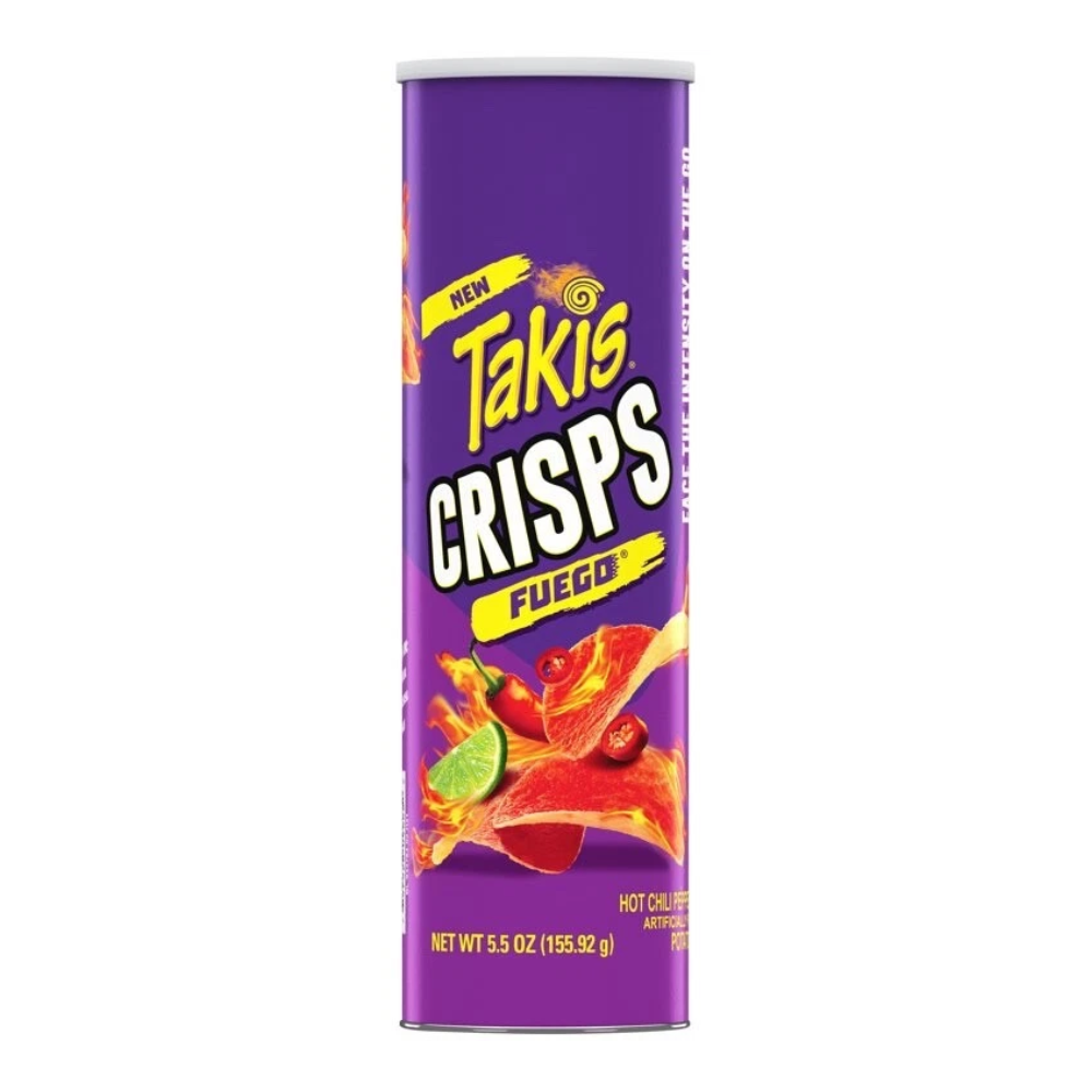 Takis Crisps Fuego Hot Chili Pepper & Lime Potato Crisps (155.92g)